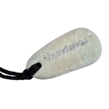 Load image into Gallery viewer, Pomegrante-Themed Grey Stone Pendant Necklace from Armenia - My Abundance | NOVICA