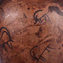 Load image into Gallery viewer, Traditional Bezoar Goat-Themed Brown Decorative Vase - Ancestral Eras | NOVICA