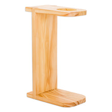 Load image into Gallery viewer, Handcrafted Pinewood Single-Serve Drip Coffee Stand - Delightful Scents | NOVICA