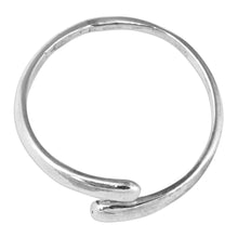 Load image into Gallery viewer, High-Polished Modern Sterling Silver Wrap Ring from Armenia - Ethereal Dimension | NOVICA