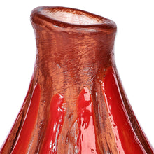 Load image into Gallery viewer, Hand-Painted Warm-Toned Pumpkin-Shaped Ceramic Vase - Pumpkin Days | NOVICA