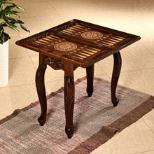 Load image into Gallery viewer, Hand-Carved Beechwood Chess and Backgammon Set - Table of the Sages | NOVICA