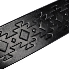 Load image into Gallery viewer, Men's Handcrafted Classic Black 100% Leather Belt - Shadow Icon | NOVICA