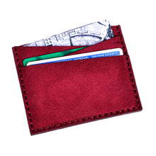 Load image into Gallery viewer, 100% Suede Card Holder Accented with the Armenian Letter N - Days of Luxury | NOVICA