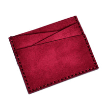 Load image into Gallery viewer, 100% Suede Card Holder Accented with the Armenian Letter N - Days of Luxury | NOVICA