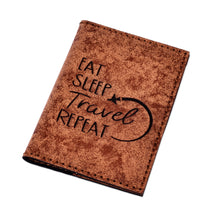 Load image into Gallery viewer, Inspirational Brown 100% Suede Passport Holder from Armenia - Traveler's Advice | NOVICA