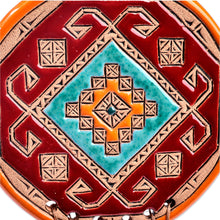 Load image into Gallery viewer, Traditional Red and Yellow Ceramic Pomegranate Wall Decor - Artsakh Amulet | NOVICA