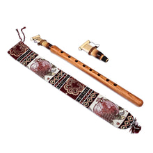 Load image into Gallery viewer, Apricot Tree Wood Duduk Musical Instrument with Textile Case - Sweet Morning Melodies | NOVICA