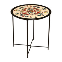 Load image into Gallery viewer, Classic-Themed Geometric-Patterned Ceramic Coffee Table - Delight at the Palace | NOVICA