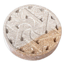 Load image into Gallery viewer, Hand-Carved Star-Themed Round Felsite Stone Magnet - Harmonious Bonds | NOVICA