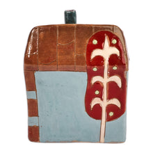 Load image into Gallery viewer, Handcrafted House-Themed Ceramic Napkin Holder from Armenia - Visions of Home | NOVICA