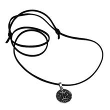 Load image into Gallery viewer, Sterling Silver Gemini Pendant Necklace with Adjustable Cord - Gorgeous Gemini | NOVICA