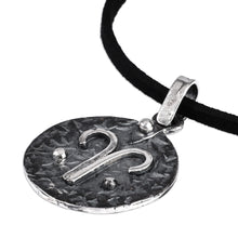 Load image into Gallery viewer, Sterling Silver Aries Pendant Necklace with Adjustable Cord - Amazing Aries | NOVICA