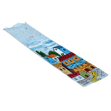 Load image into Gallery viewer, Hand-Painted Cityscape-Themed Recycled Paper Bookmark - Colorful Cityscape | NOVICA