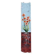 Load image into Gallery viewer, Hand-Painted Nature-Themed Recycled Paper Bookmark - Blossoming Glow | NOVICA