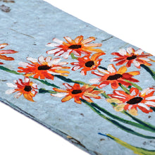 Load image into Gallery viewer, Hand-Painted Nature-Themed Recycled Paper Bookmark - Blossoming Glow | NOVICA