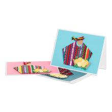 Load image into Gallery viewer, Three Greeting Cards with Guatemalan Woven Cotton Accents - Messages of Happiness | NOVICA