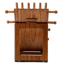 Load image into Gallery viewer, Tropical-Themed Handcrafted Jempinis Wood Jewelry Stand - Mother Nature's Style | NOVICA