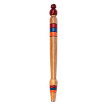 Load image into Gallery viewer, Pomegranate-Themed Classic Painted Beech Wood Pen - Pomegranate Words | NOVICA