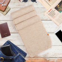 Load image into Gallery viewer, Knit Alpaca Blend Scarf in Vanilla Shade from Peru - Cozy Vanilla | NOVICA