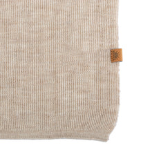 Load image into Gallery viewer, Knit Alpaca Blend Scarf in Vanilla Shade from Peru - Cozy Vanilla | NOVICA