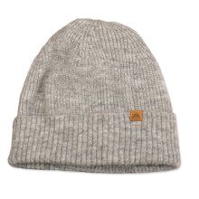 Load image into Gallery viewer, Alpaca and Wool Blend Knit Beanie Hat in Fog Grey - Fog Grey Age | NOVICA