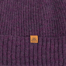 Load image into Gallery viewer, Alpaca and Wool Blend Knit Beanie Hat in Boysenberry Purple - Boysenberry Age | NOVICA