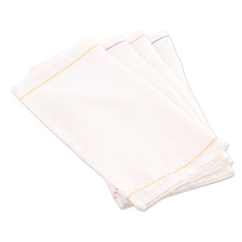 Load image into Gallery viewer, 4 Handwoven Cotton Mini Dish Towels with Stitched Accents - Cheerful Flavors | NOVICA