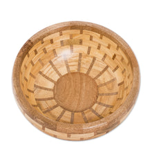 Load image into Gallery viewer, Eco-Friendly Reclaimed Wood Salad Bowl and Two Spoon Set - Exquisite Delights | NOVICA