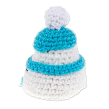 Load image into Gallery viewer, Crocheted Christmas Decorative Accent with Snowman Motif - Cute Snowman | NOVICA