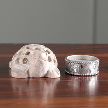 Load image into Gallery viewer, Fair Trade Jali Hand-Carved Turtle Soapstone Figurine - Turtle Tales | NOVICA