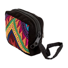 Load image into Gallery viewer, Hand-Woven Cotton Coin Purse Inspired by Guatemalan Textiles - Elegant Versatility | NOVICA