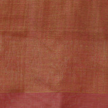 Load image into Gallery viewer, Orange and Pink Handwoven Silk Reversible Shawl with Fringes - Tender Sides | NOVICA
