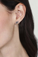 Load image into Gallery viewer, Leaf-Shaped Oxidized Polished Sterling Silver Stud Earrings - Classic Leaves | NOVICA