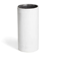 Load image into Gallery viewer, Dog-Shaped Ceramic Decorative Vase Utensil and Pen Holder - White Canine Organizer | NOVICA