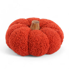 Load image into Gallery viewer, Set of 3 Wool and Wood Halloween Pumpkin Decorative Accents - Pumpkin Charm | NOVICA