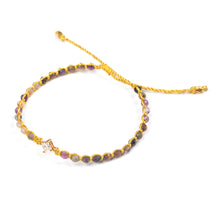 Load image into Gallery viewer, Gold-Accented Bracelet with Tourmaline and Recycled Glass - Be Posh | NOVICA