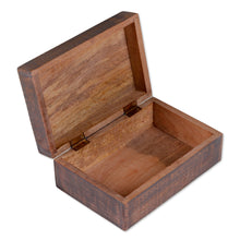 Load image into Gallery viewer, Sea-Themed Hand-Carved Large-Sized Scallop Mango Wood Box - Scallop Secrets | NOVICA