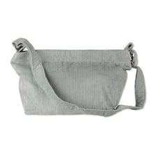 Load image into Gallery viewer, Jade 100% Cotton Corduroy Shoulder Bag with Adjustable Strap - Jade Elegance | NOVICA