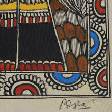 Load image into Gallery viewer, Madhubani Folk Art Painting of Royal Indian Elephant - Festive Elephant | NOVICA
