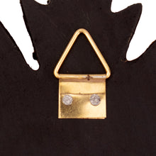 Load image into Gallery viewer, Sun-Themed Bronze-Gilded Small Mirrored Wood Wall Accent - Mystic Sun | NOVICA