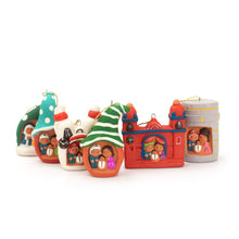 Load image into Gallery viewer, Hand-Painted Andean Ceramic Nativity Ornament - Andean Nativity | NOVICA