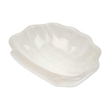 Load image into Gallery viewer, White Seashell-Themed Hand-Carved Natural Marble Catchall - White Seashell | NOVICA