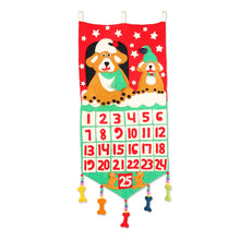 Load image into Gallery viewer, Christmas-Themed Dog-Inspired Wool Felt Advent Calendar - Woof & Wonder | NOVICA