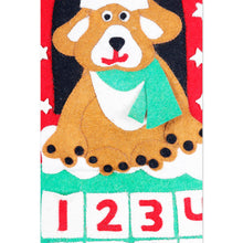 Load image into Gallery viewer, Christmas-Themed Dog-Inspired Wool Felt Advent Calendar - Woof & Wonder | NOVICA