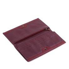 Load image into Gallery viewer, Redwood Brown 100% Leather Clutch with Multiple Compartments - Redwood Allure | NOVICA