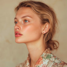 Load image into Gallery viewer, 22k Gold-Plated Brass Classic Half-Hoop Earrings from Bali - Classic Essentials | NOVICA