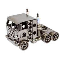 Load image into Gallery viewer, Polished Eco-Friendly Upcycled Truck Sculpture from Mexico - New Roads | NOVICA