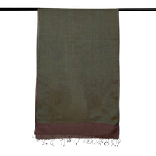 Load image into Gallery viewer, Reversible Silk Shawl in Magenta and Cadet Blue Shades - Magenta Fusion | NOVICA