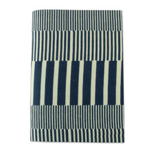 Load image into Gallery viewer, Blue and Ivory Block-Printed 80-Page 100% Cotton Journal - Blue & Wonderful | NOVICA
